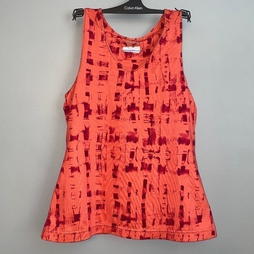 Columbia Omniwick Siren Splash Sleeveless Tank Top Bra Cami Size Medium